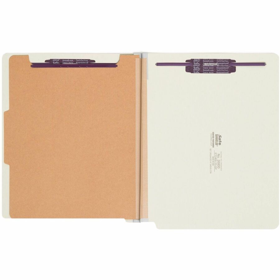 Smead Straight Tab Cut Letter Recycled Classification Folder