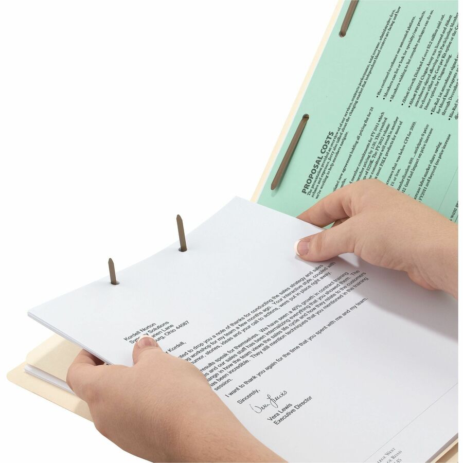 Smead Straight Tab Cut Letter Recycled Classification Folder