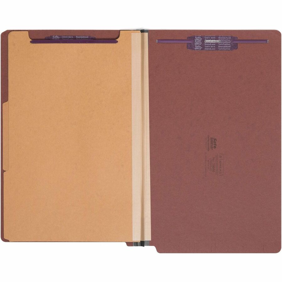 Smead Straight Tab Cut Legal Recycled Classification Folder