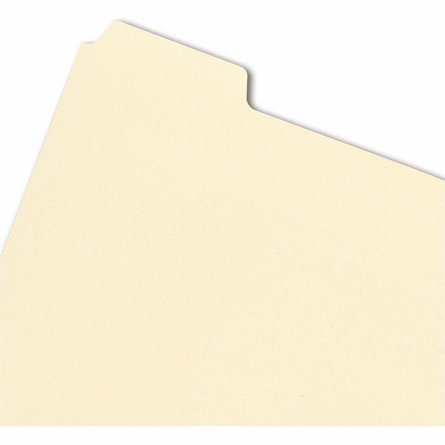 Smead 1/5 Tab Cut Letter Folder Divider with Fastener