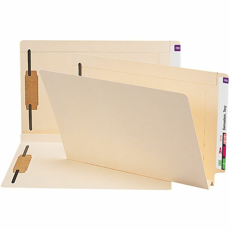 Smead Straight Tab Cut Legal Recycled Fastener Folder
