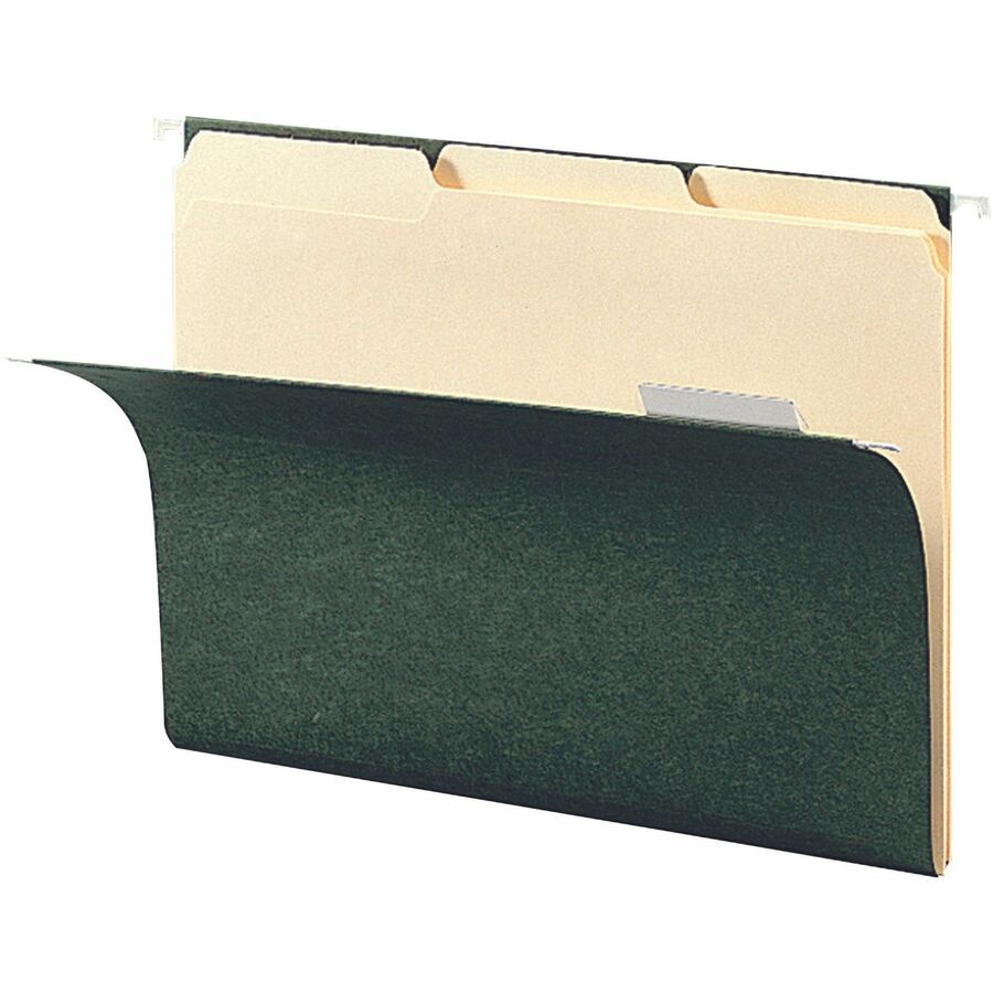 Smead 1/5 Tab Cut Letter Recycled Hanging Folder