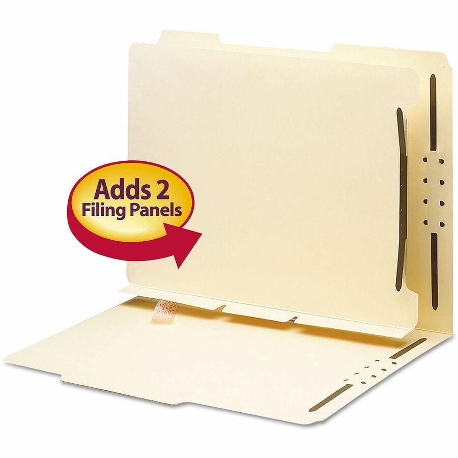 Smead Self-Adhesive Folder Dividers with Twin-Prong Fastener