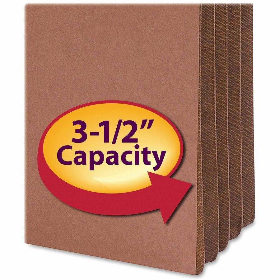 Smead Straight Tab Cut Letter Recycled File Pocket