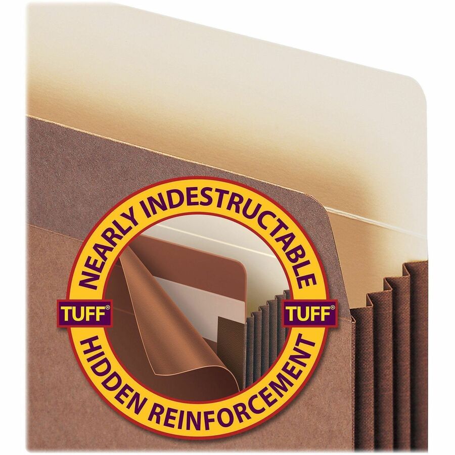 Smead TUFF Straight Tab Cut Letter Recycled File Pocket