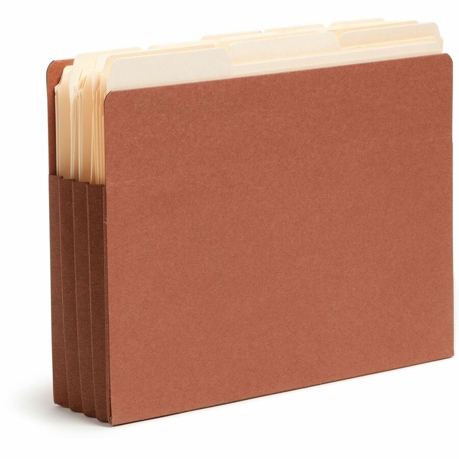 Smead TUFF Straight Tab Cut Letter Recycled File Pocket