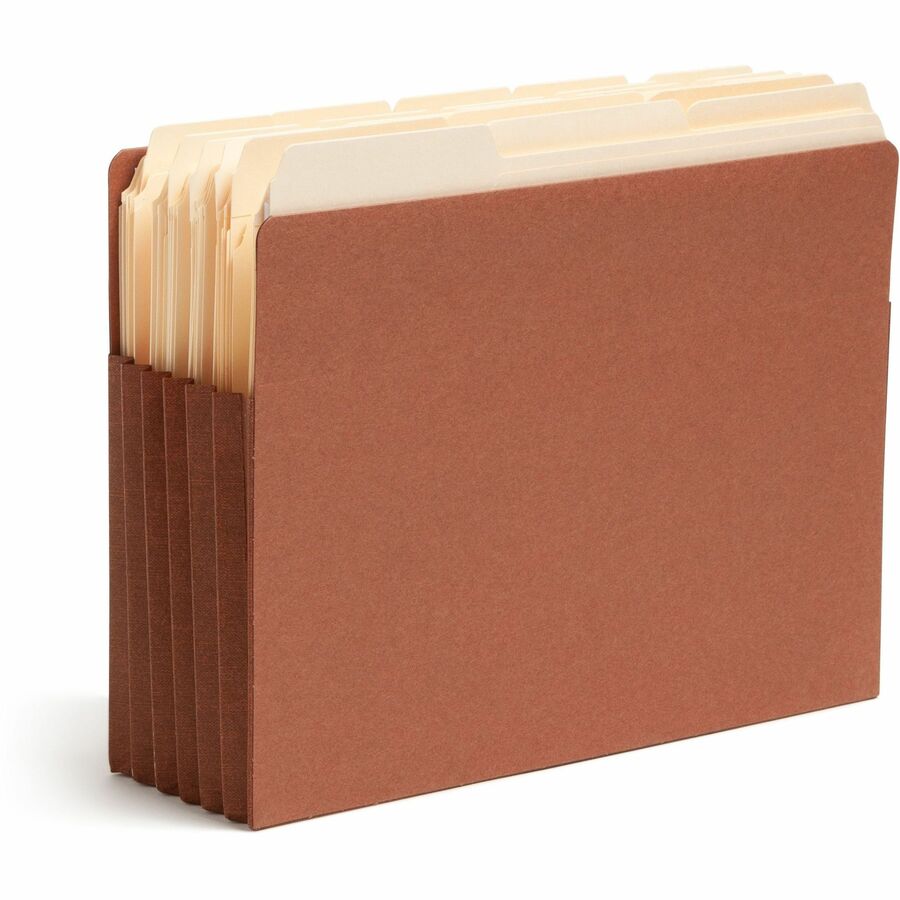 Smead TUFF Straight Tab Cut Letter Recycled File Pocket
