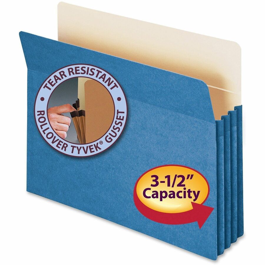Smead Straight Tab Cut Letter Recycled File Pocket
