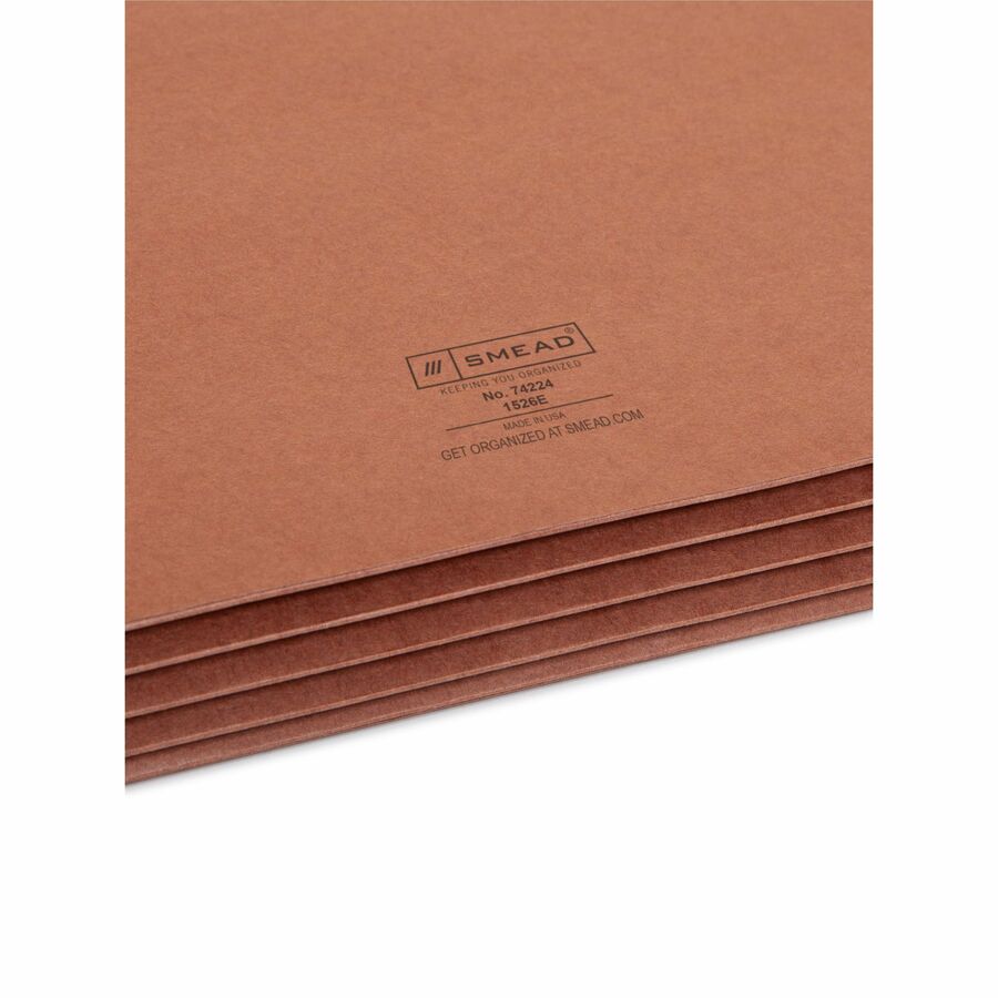 Smead Straight Tab Cut Legal Recycled File Pocket