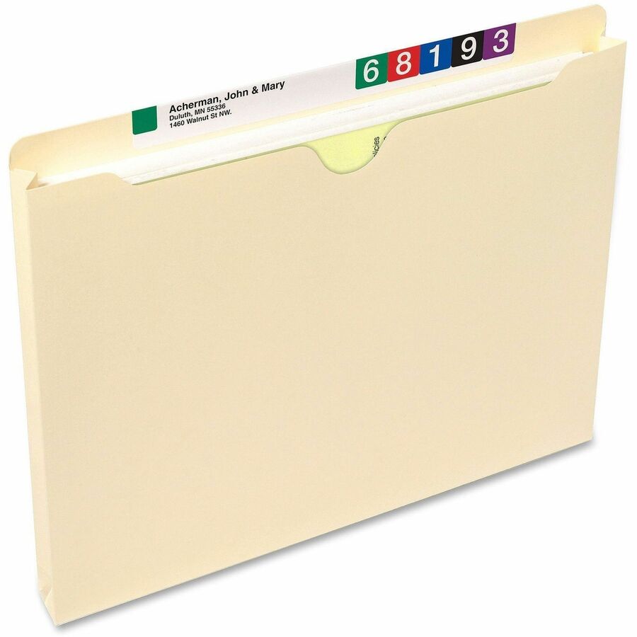 Smead Straight Tab Cut Letter Recycled File Jacket