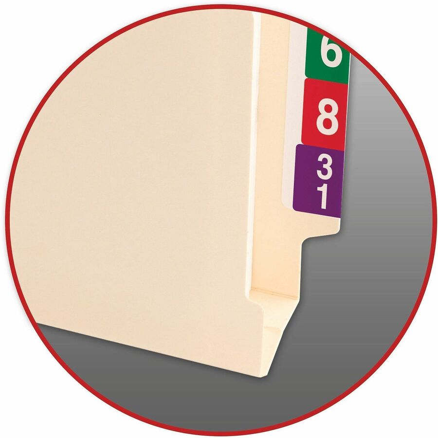 Smead Shelf-Master Straight Tab Cut Letter Recycled File Jacket
