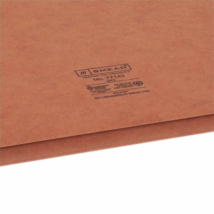 Smead Letter Recycled File Wallet