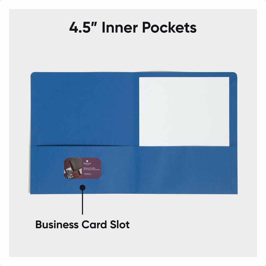 Smead Letter Recycled Pocket Folder