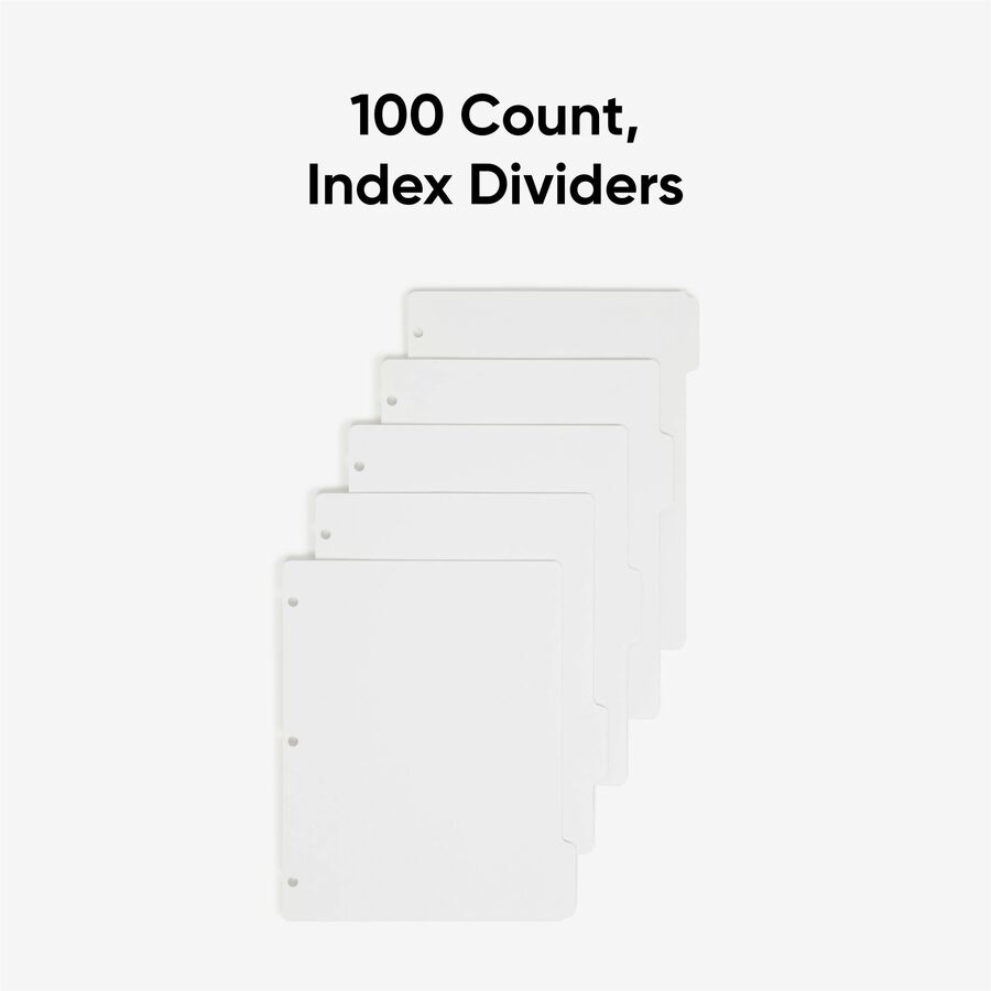 Smead Three-Ring Binder Index Dividers