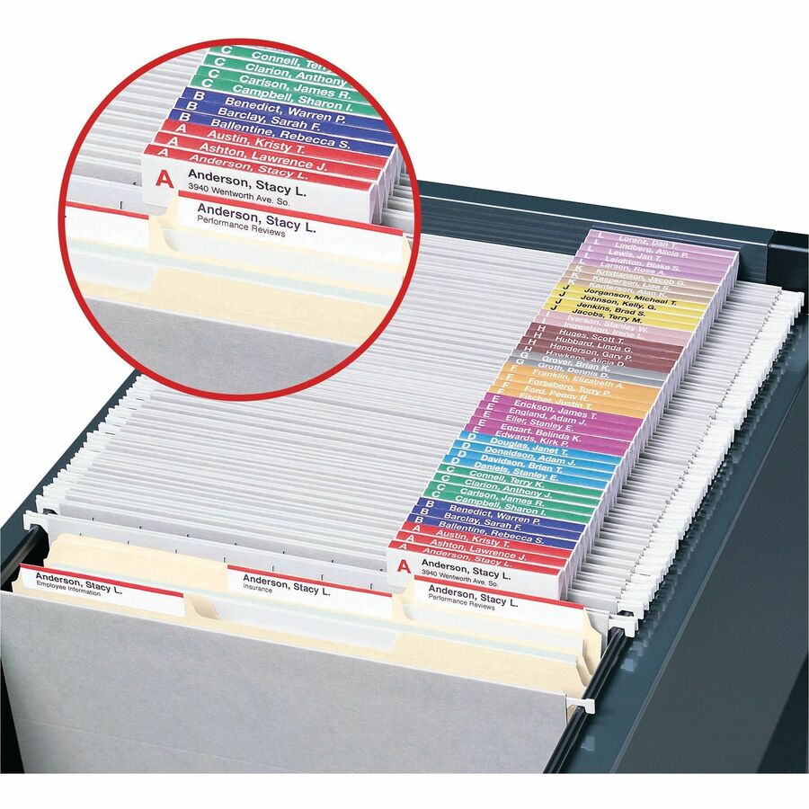 Smead Viewables Multipurpose Labels for Hanging Folders