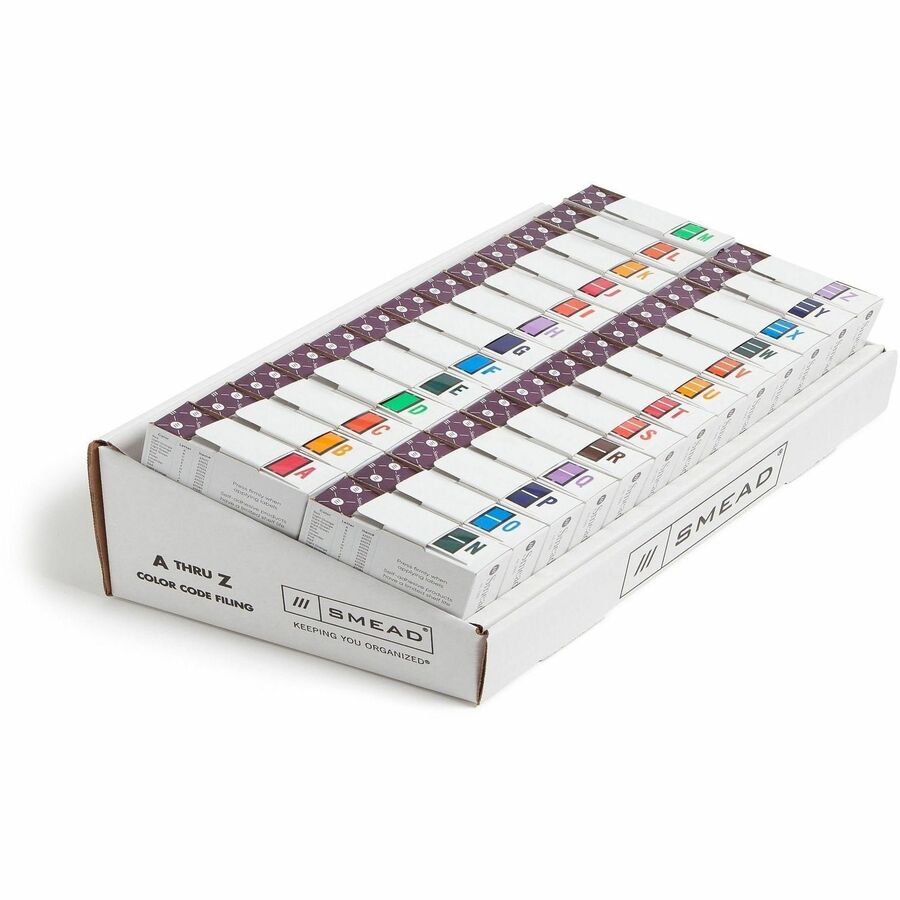 Smead BCCR Bar-Style Color-Coded Labels