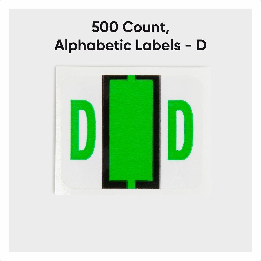 Smead BCCR Bar-Style Color-Coded Labels