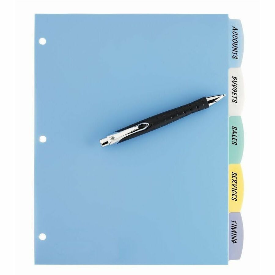 Avery Big Tab Write & Erase Plastic Dividers