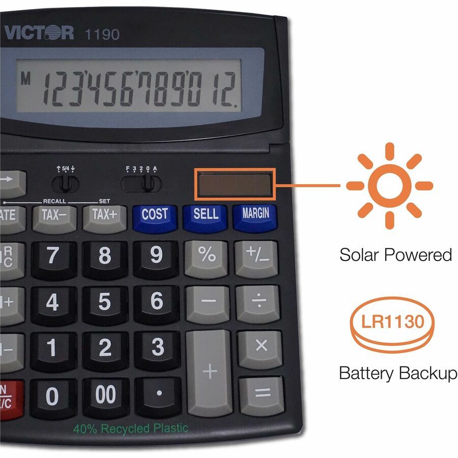 Victor 1190 Desktop Display Calculator