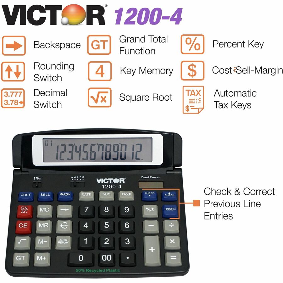 Victor 12004 Desktop Calculator