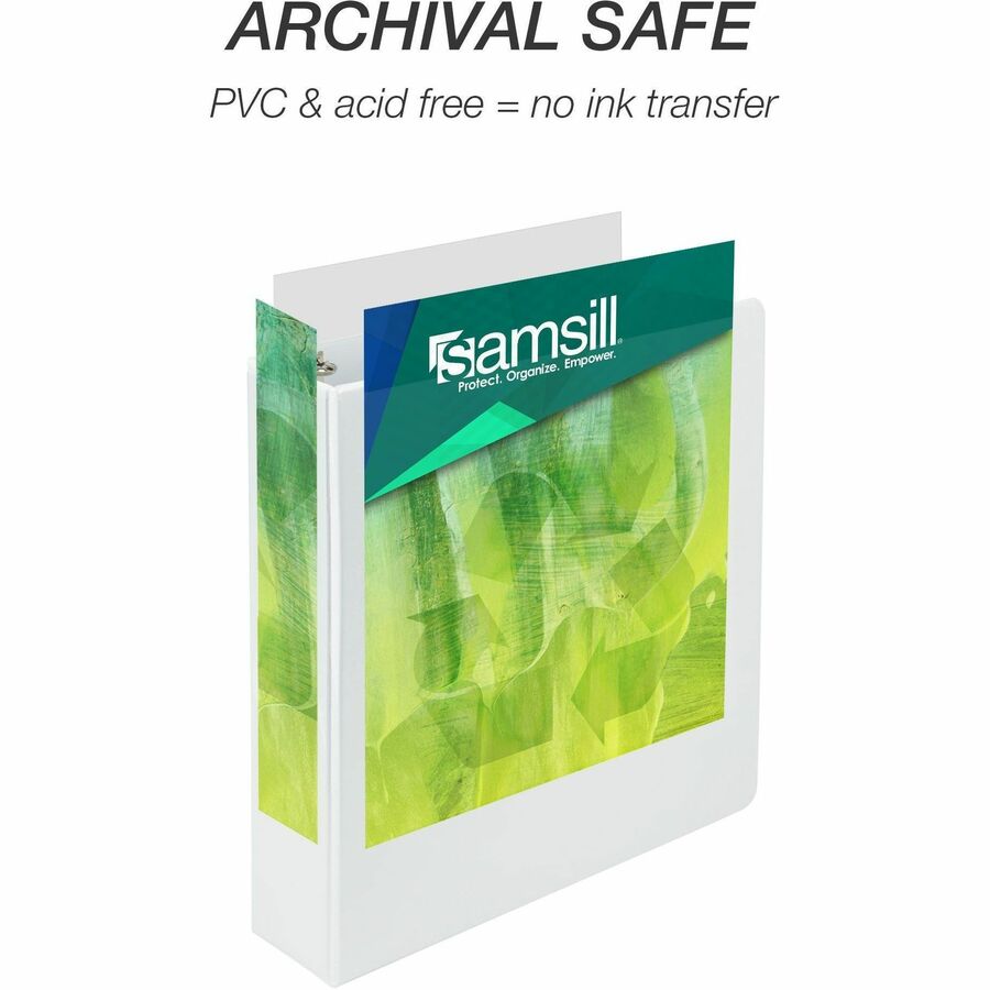Samsill Earth's Choice Plant-based Durable View Binder