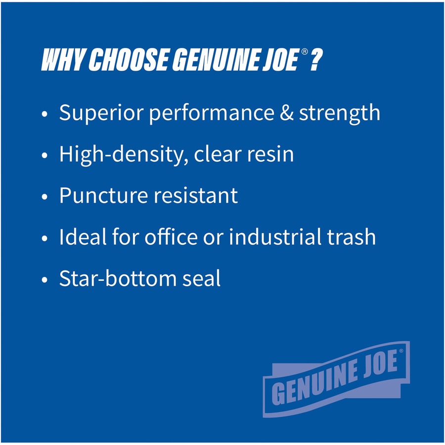 Genuine Joe High-density Can Liners