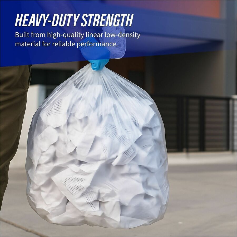 Genuine Joe Clear Trash Can Liners