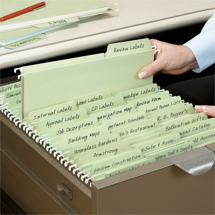 Smead FasTab 1/3 Tab Cut Letter Recycled Hanging Folder