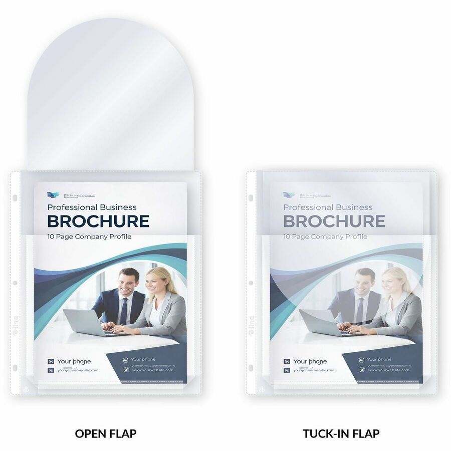 C-Line Super Capacity Sheet Protector with Tuck-in Flap