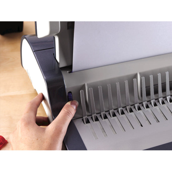 Fellowes Quasar E 500 Electric Comb Binding Machine w/Starter Kit