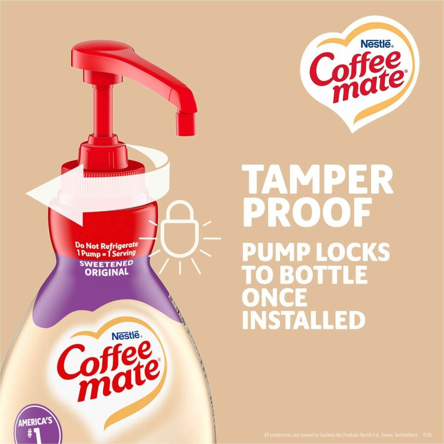 Coffee mate Sweetened Original Liquid Concentrate Coffee Creamer - Pump Bottle