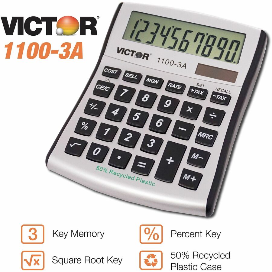 Victor 11003A Mini Desktop Calculator