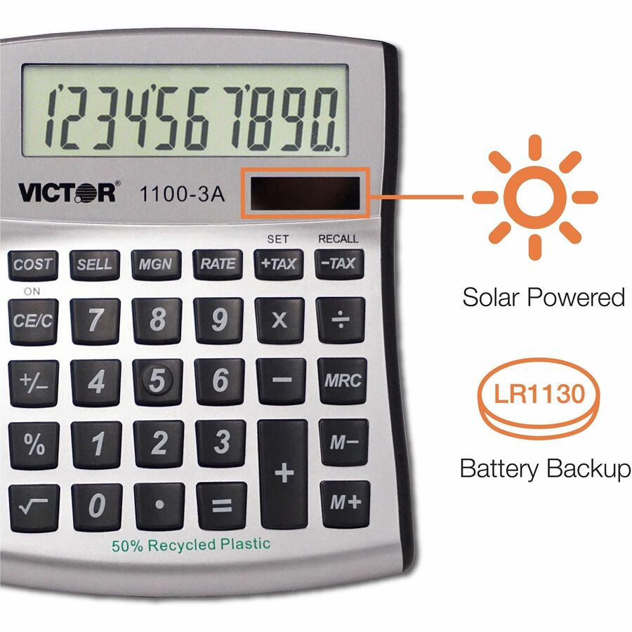 Victor 11003A Mini Desktop Calculator