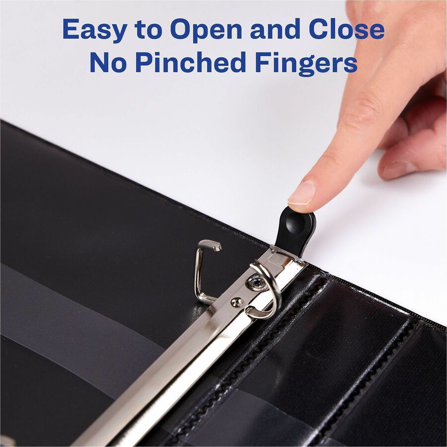 Avery® Heavy-Duty View 3 Ring Binder, Extra Wide, 1.5" EZD Rings, 1 White Binder(01319)