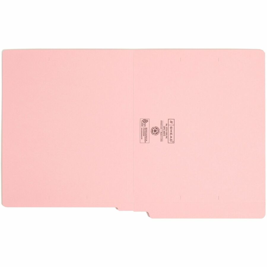 Smead Shelf-Master Straight Tab Cut Letter Recycled End Tab File Folder