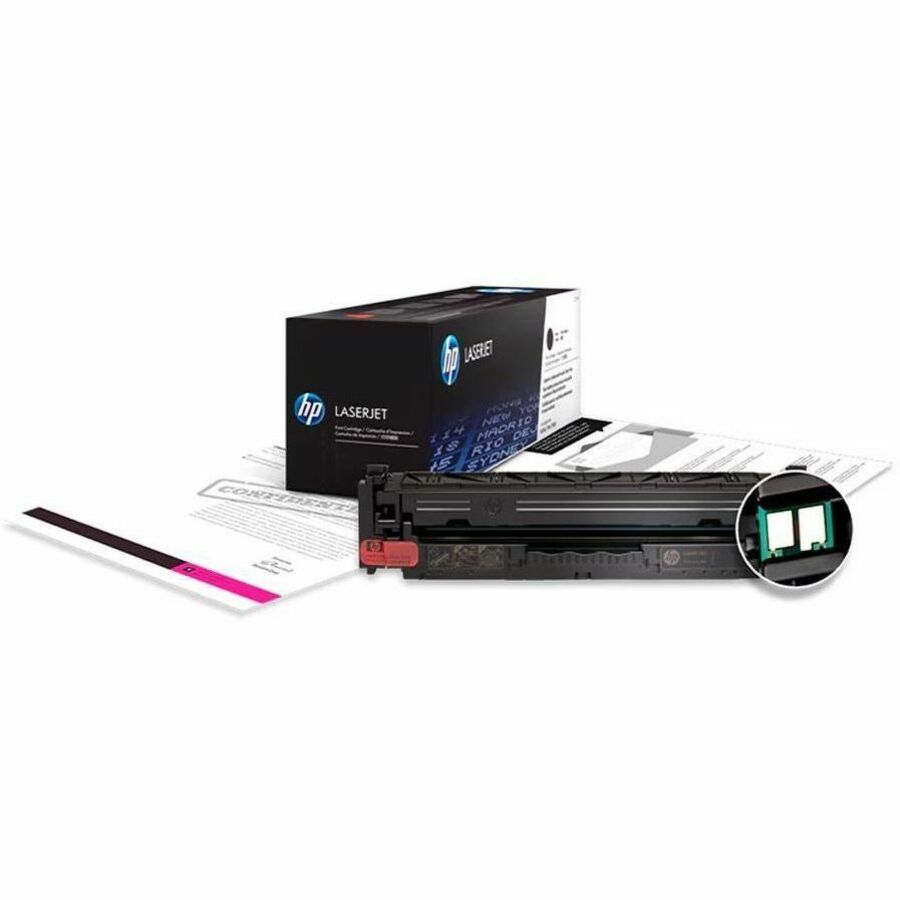 HP 125A Original Standard Yield Laser Toner Cartridge - Single Pack - Magenta - 1 Each