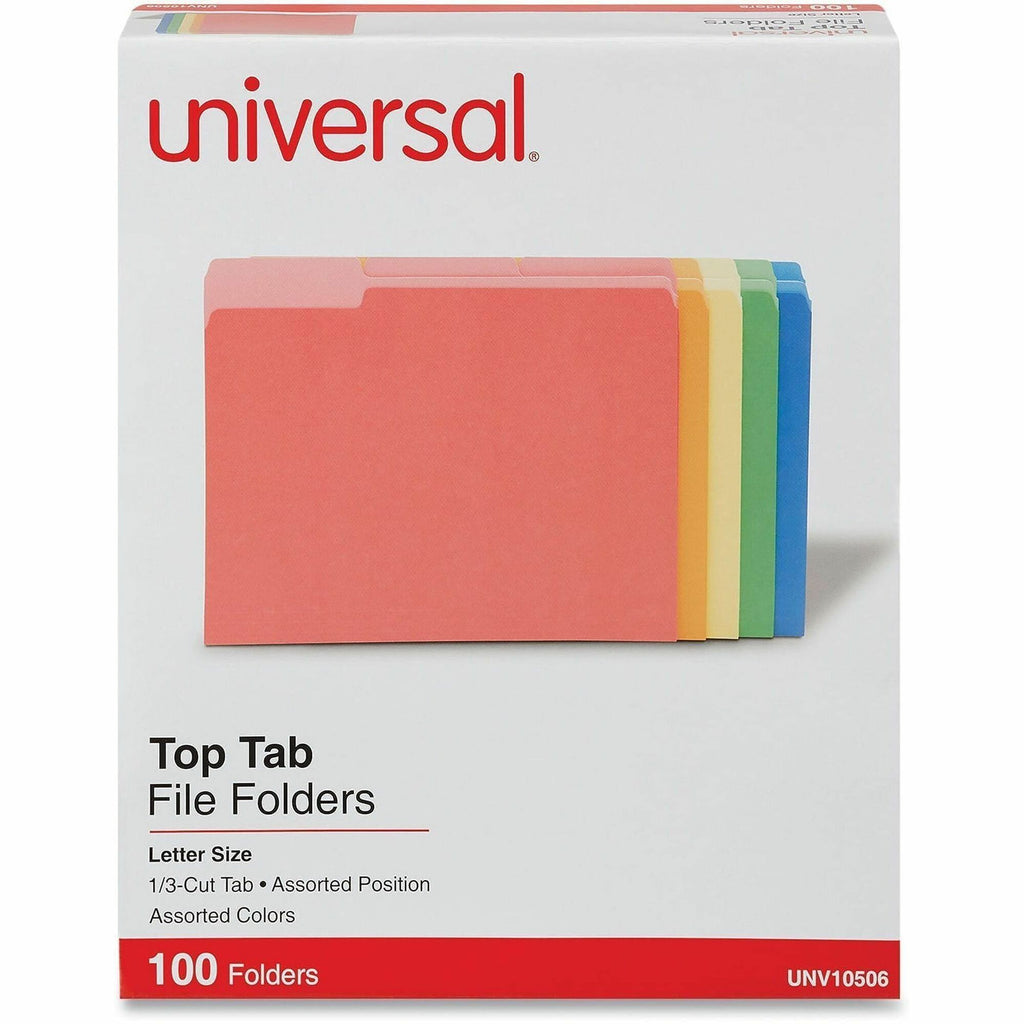 Universal 1/3 Tab Cut Letter Recycled Top Tab File Folder