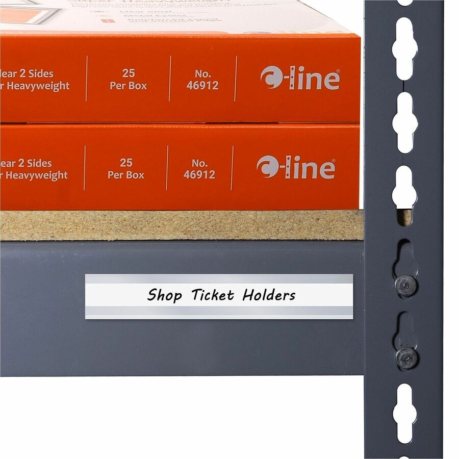 C-Line Best Value Peel/Stick Shelf Label Holders