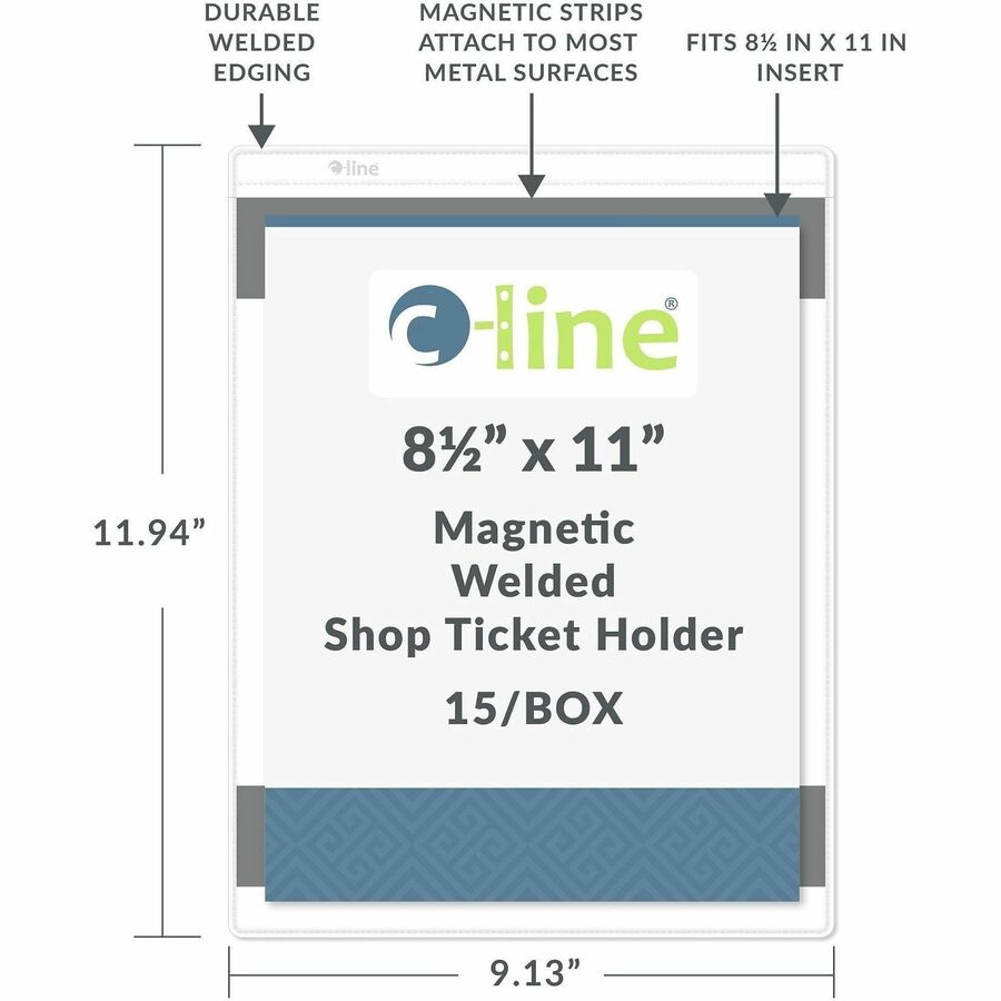 C-Line Magnetic Shop Ticket Holders