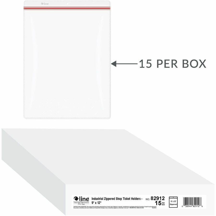 C-Line 82912 Vinyl File Pocket