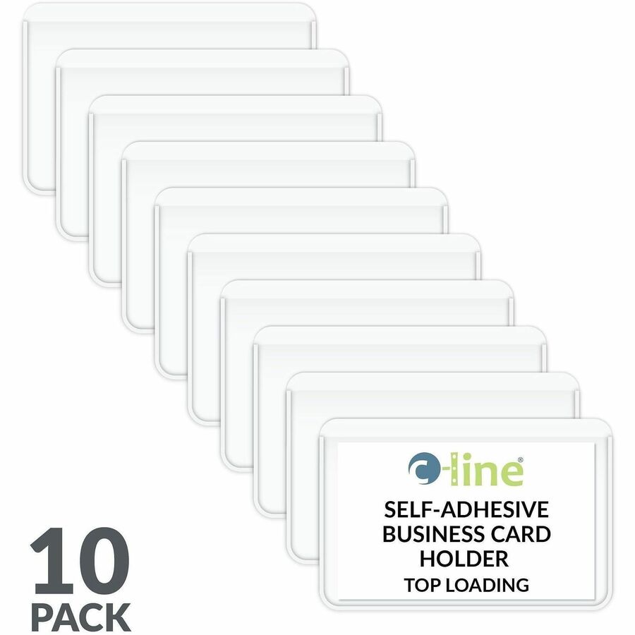 C-Line Self-adhesive Business Card Holders