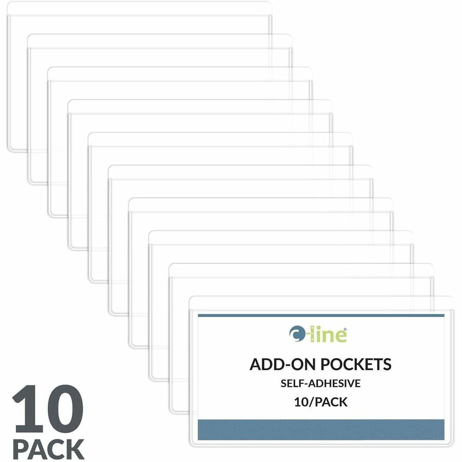 C-Line Peel & Stick Add-On Filing Pockets