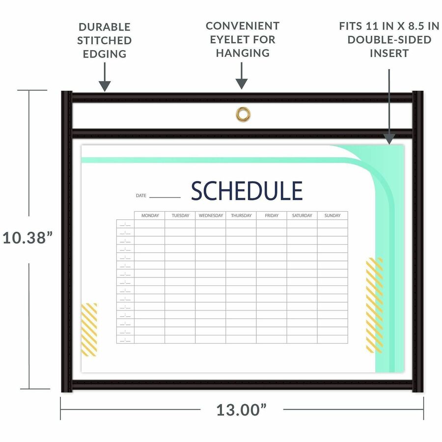 C-Line Side Load Stitched Shop Ticket Holders