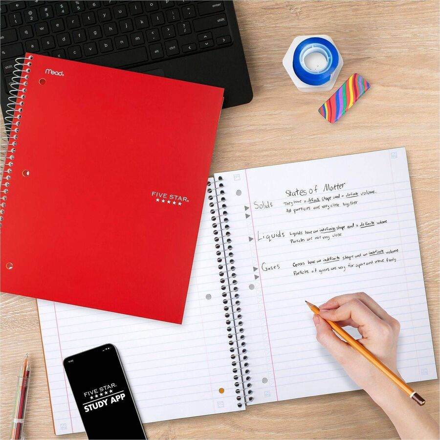Five Star Three-subject Notebook