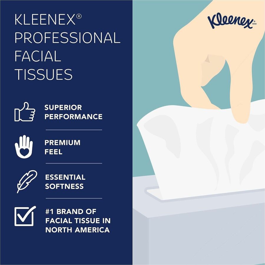 Kleenex Professional Facial Tissue 2-ply
