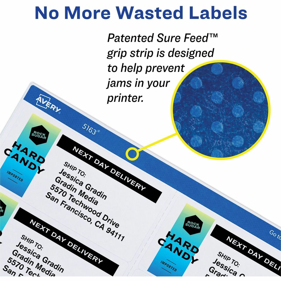 Avery® Laser Inkjet Printer Permanent ID Labels