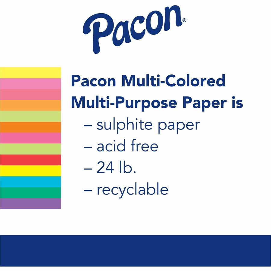 Pacon Kaleidoscope Multipurpose Paper - Lemon Yellow