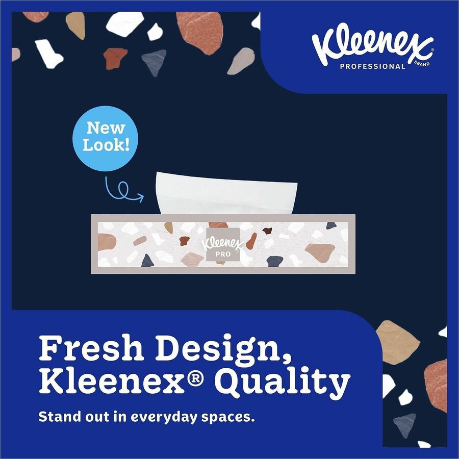 Kleenex Professional Facial Tissue for Business - Flat Box