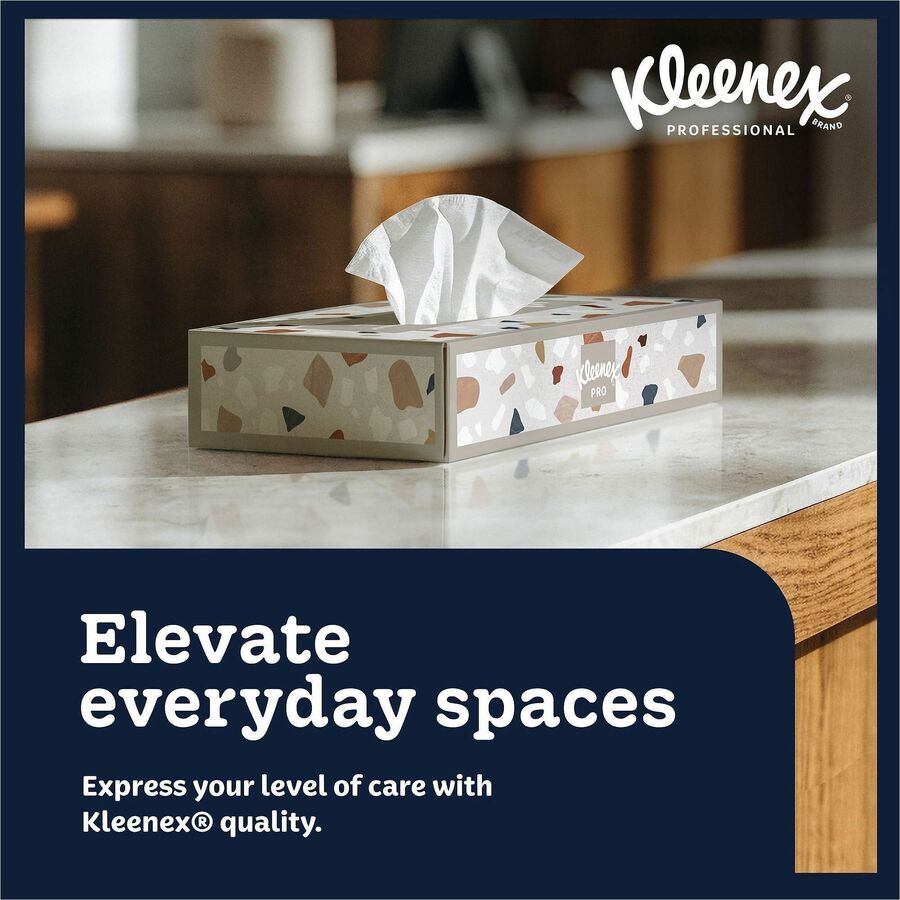Kleenex Professional Facial Tissue for Business - Flat Box