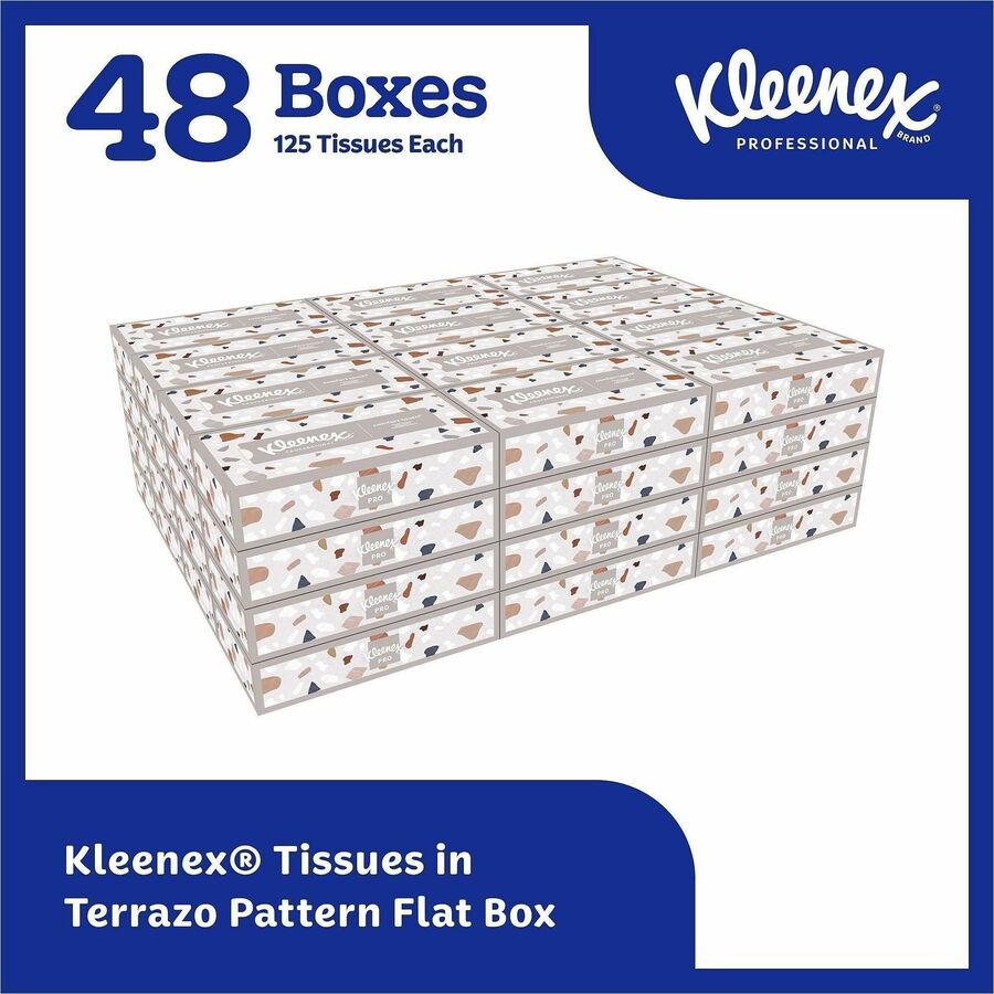Kleenex Professional Facial Tissue for Business - Flat Box